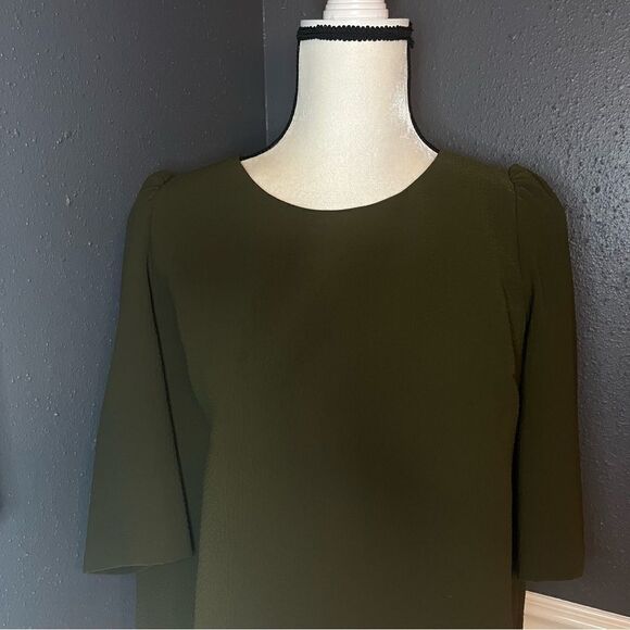 Ba&sh Puff Half Sleeve Split Back Blouse - Picture 2 of 9